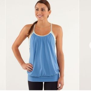 Lululemon No Limit light blue tank -sz.4